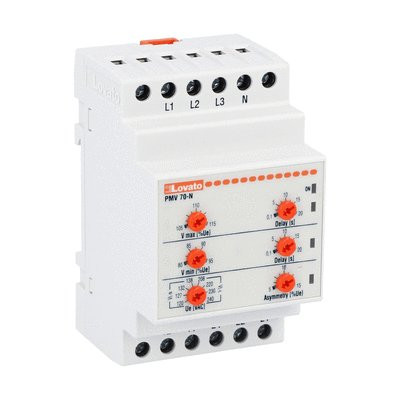 PROT. RELAY MIN & MAX VOLT. & ASYM. 380-440VAC 3PH+N