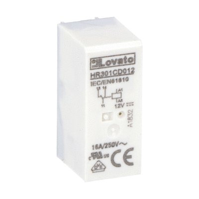 MINIATURE RELAY 12VDC 1 C/O 16A (MAX 10A)