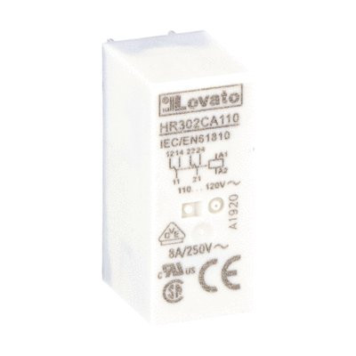 MINIATURE RELAY 120VAC 2 C/O 8A