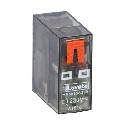 MINIAT. RELAY W/LED & MECH. ACT. 230VAC 1 C/O 16A (MAX 10A)
