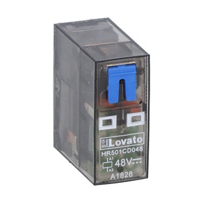 MINIAT. RELAY W/LED & MECH. ACT. 48VDC 1 C/O 16A (MAX 10A)