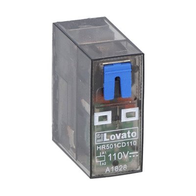 MINIAT. RELAY W/LED & MECH. ACT. 110VDC 1 C/O 16A (MAX 10A)