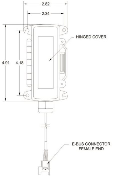 OE265-15 - E-BUS Horizontal Outside Air Temperature & Humidity Sensor