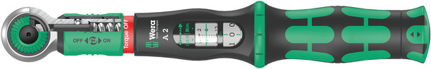 Torque Lock function: The torque function can be deactivated and the tool can then be used as a standard ratchet with high loosening moments and for applications with defined angles of rotation