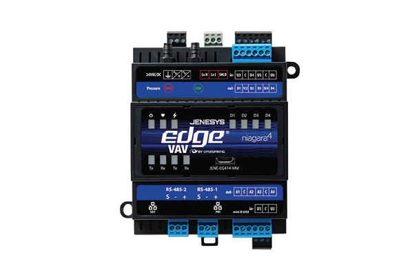 The VAV EDGE VAV is a fully programmable Niagara ported controller.  It consists of: