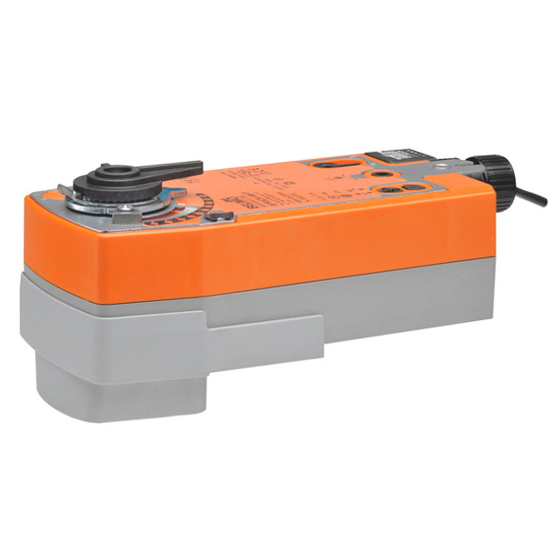 Valve Actuator, Spring return, AC/DC 24 V, 2...10 V, 2 x SPDT, MFT/programmable