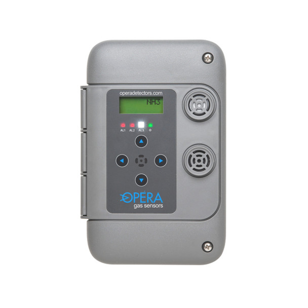 Gas monitor, NH?, 0...250 ppm, CAN bus, BACnet MS/TP, Auxiliary switch 1 x SPDT, Number of relays 1