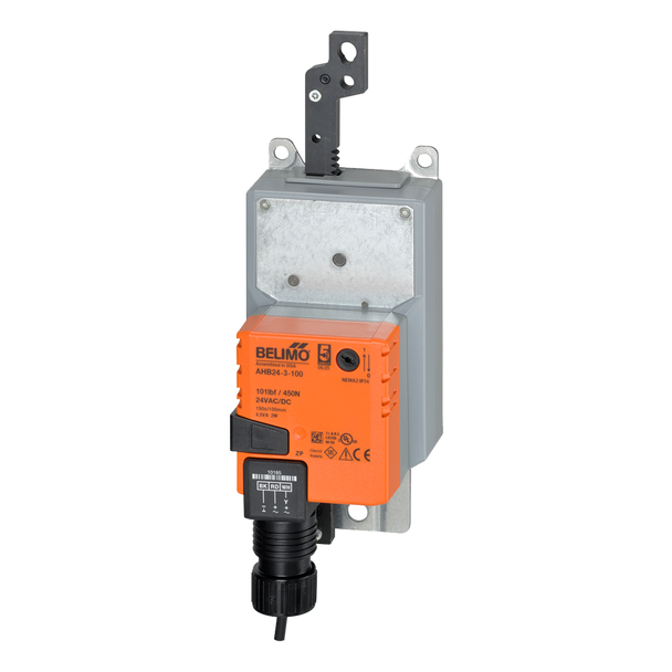 Damper Actuator, 35 lbf [150 N], Non fail-safe, AC/DC 24 V, On/Off, Floating point