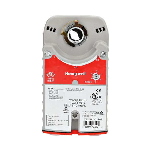 DAMPER ACTUATOR, SPRING RETURN, 27 LB-IN