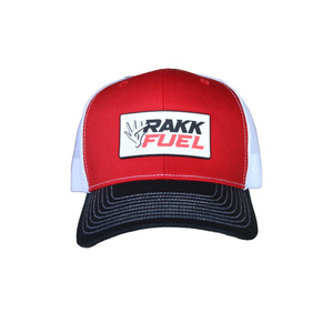 RF RED, BLACK & WHITE PVC PATCH HAT RF RED, BLACK & WHITE PVC PATCH HAT