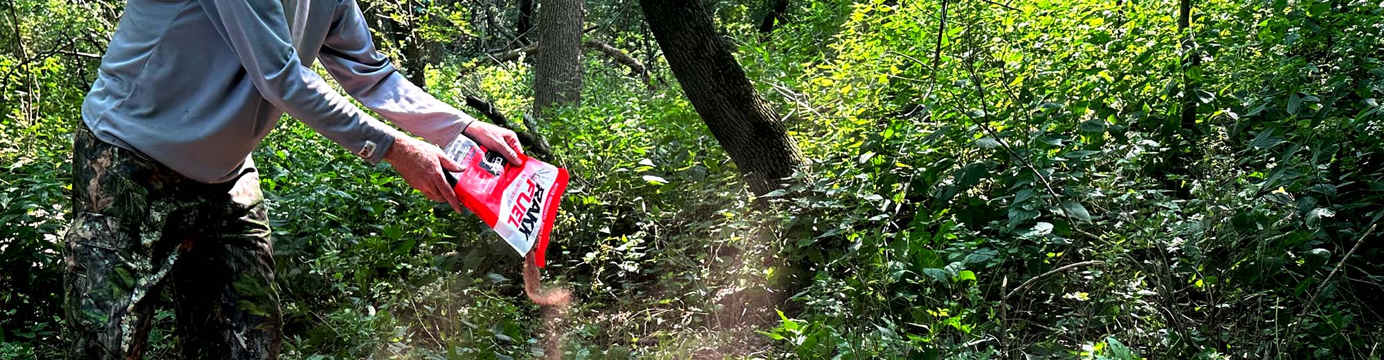 man spreading RakkFuel product