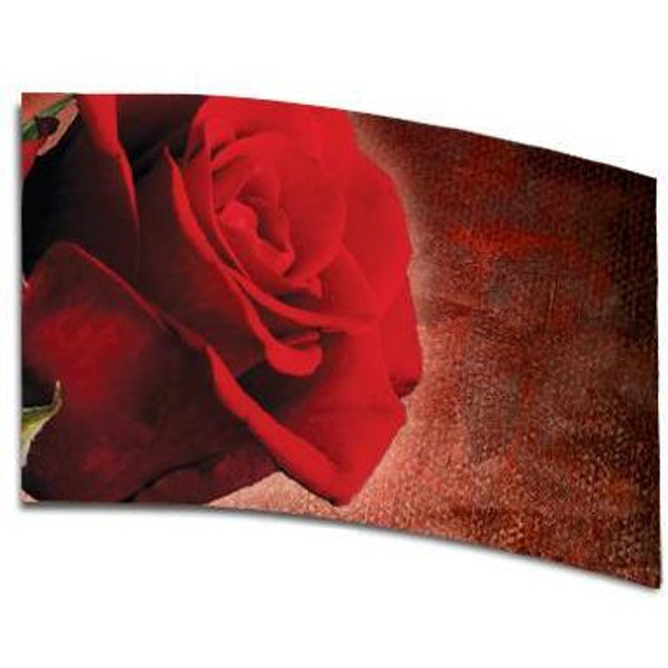 Distressed Red Rose