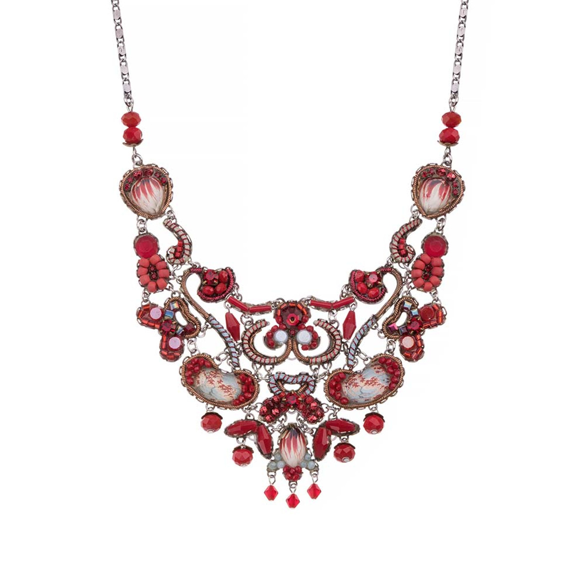 Ayala Bar Red Roses Classic Necklace