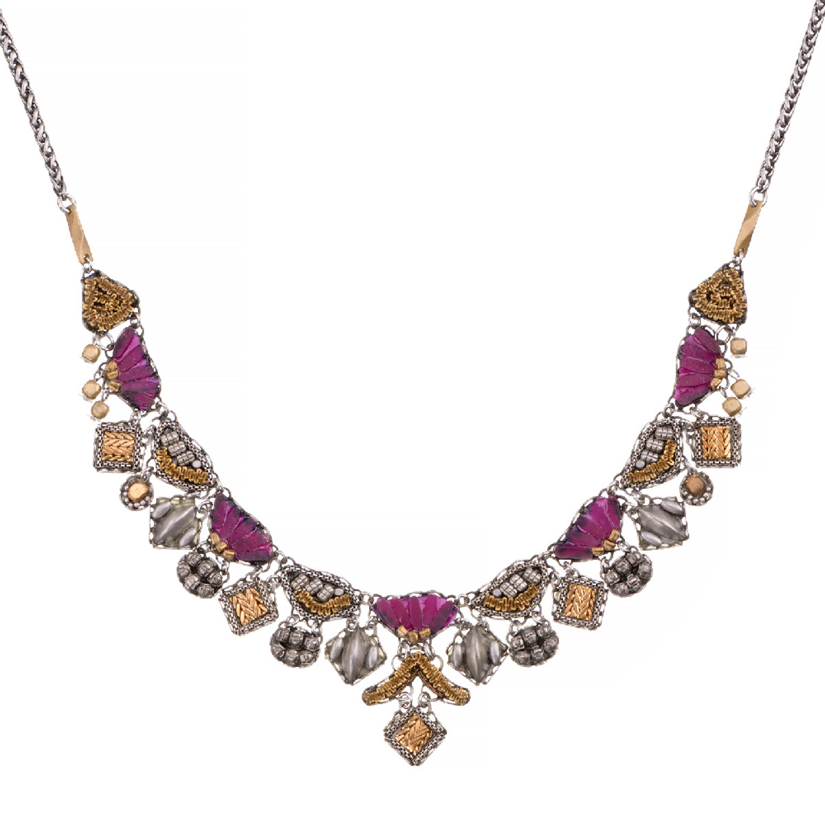 Ayala Bar Cherry Blossom Ruby Rose Necklace