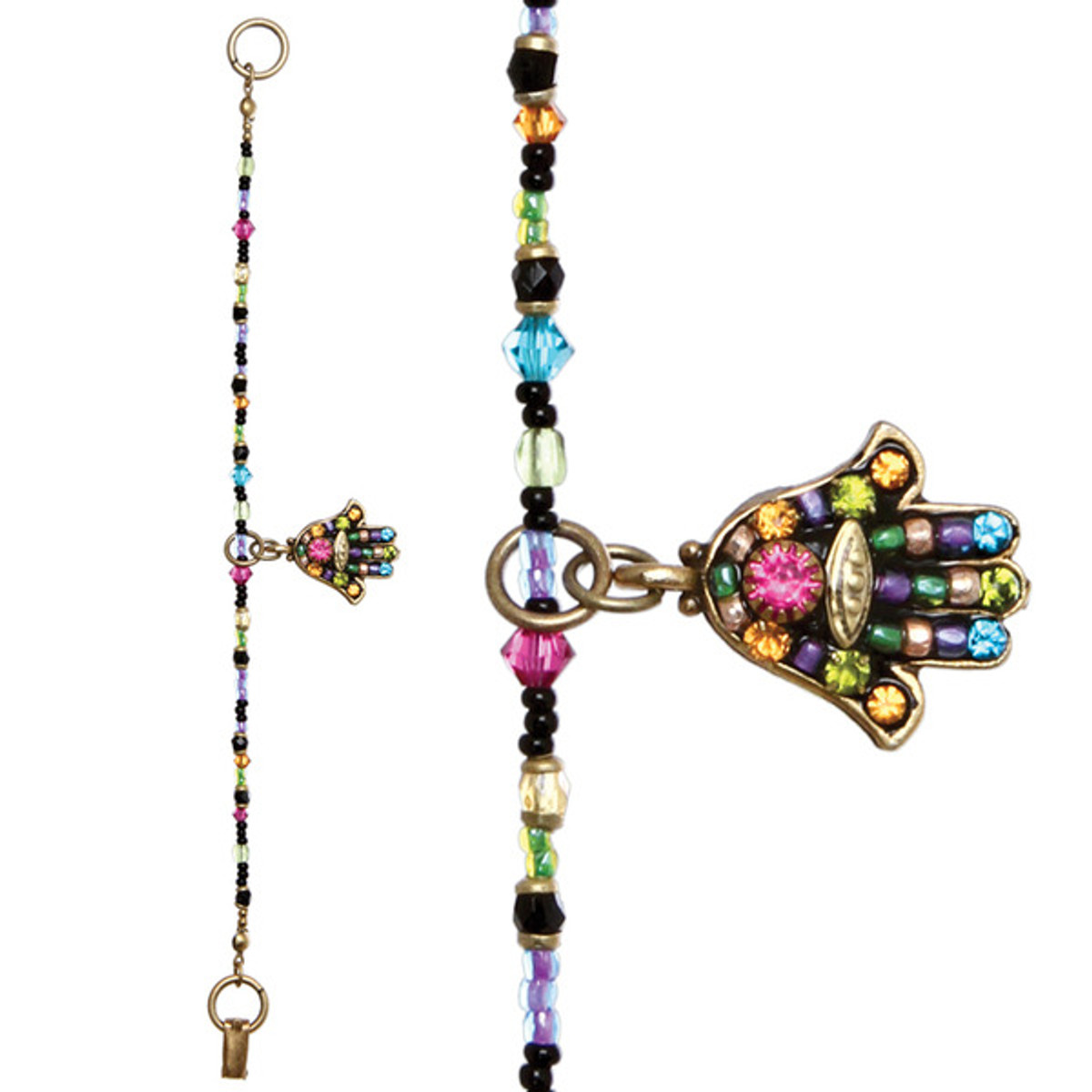 Black hamsa bracelet Clearance