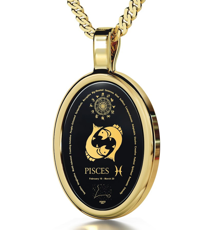 Black Inspirational Jewelry Gold Oval 