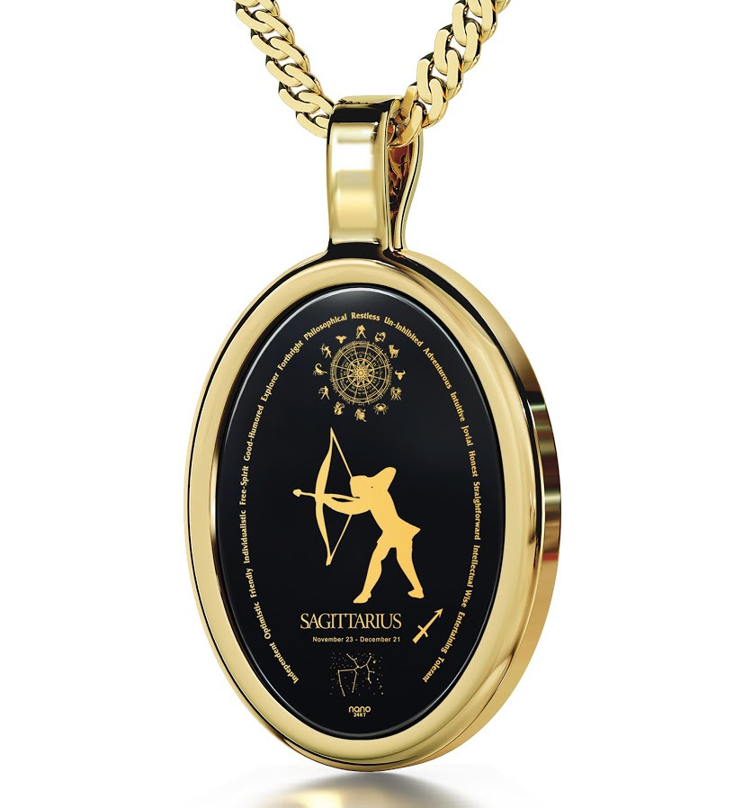 Black Inspirational Jewelry Gold Oval 