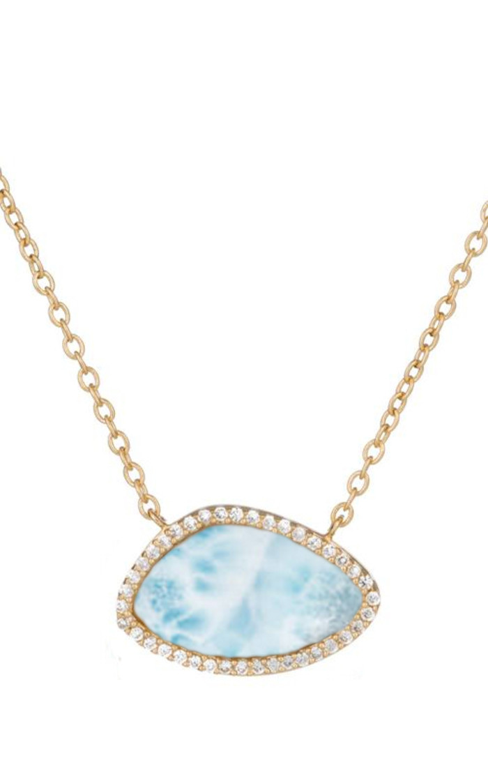 Blue Valencia necklace from Marcia 