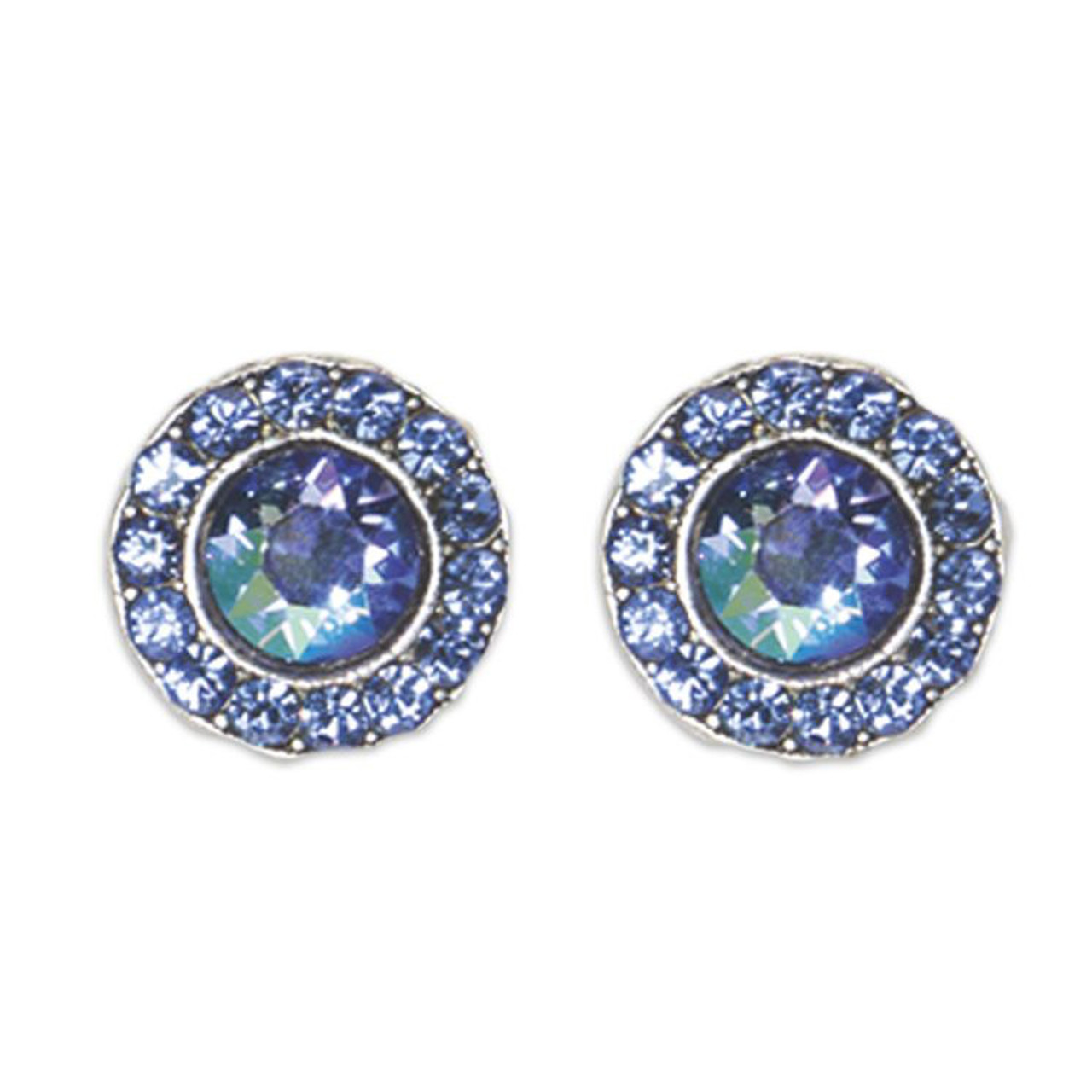 Anne Koplik Double Sapphire Stud Earrings