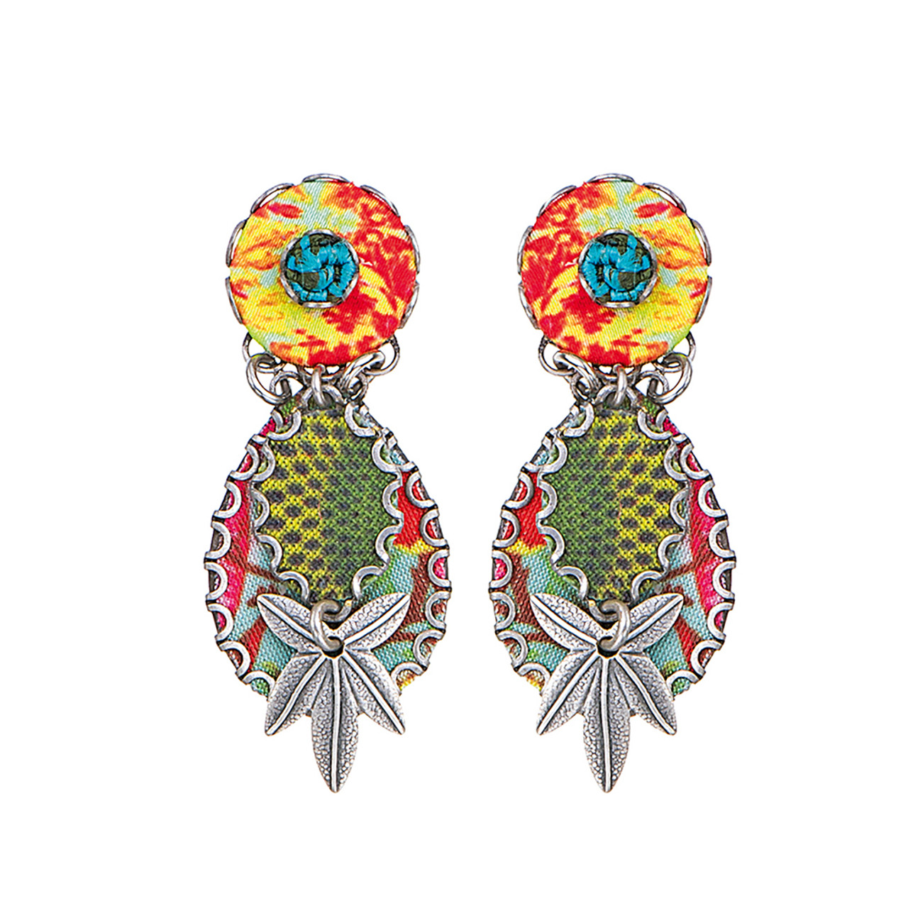 Ayala Bar Eye of the Peacock Post Earrings