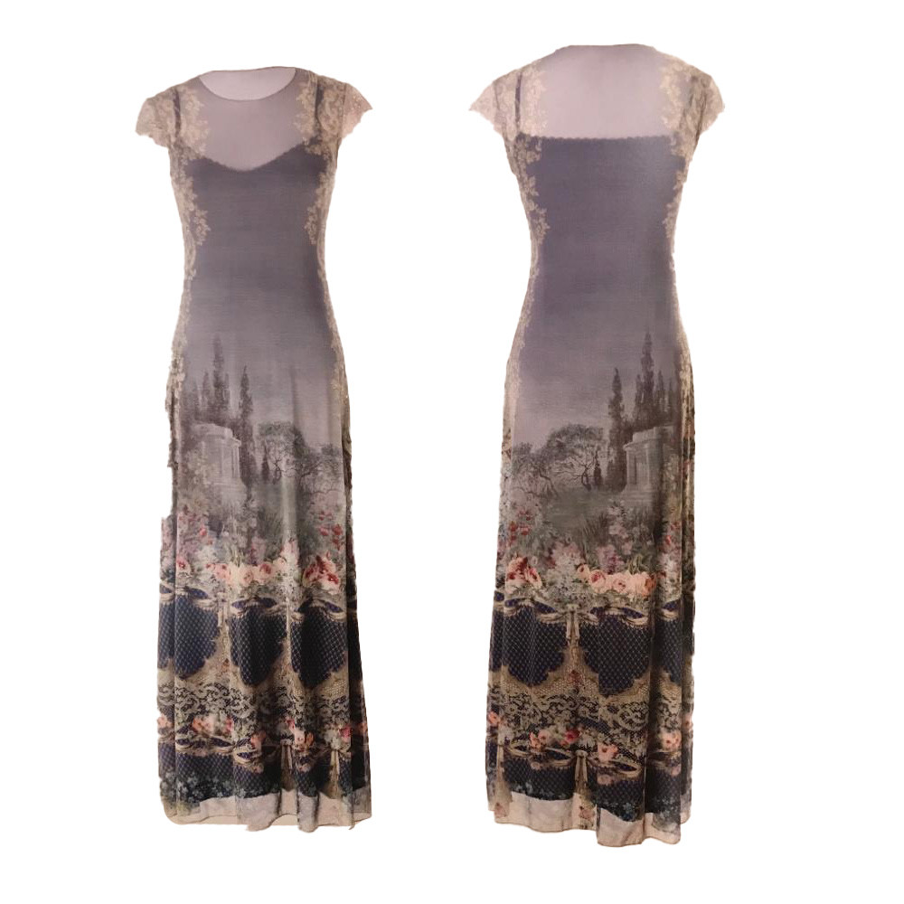 chinese dress ladies EDITH HIGH ELASTIC LONG HIP MAXI DRESS IN WHITE – AIIZIE