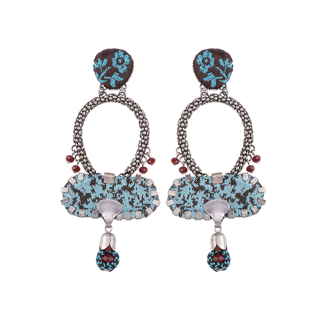 Ayala Bar Amanda Blue Space Earrings