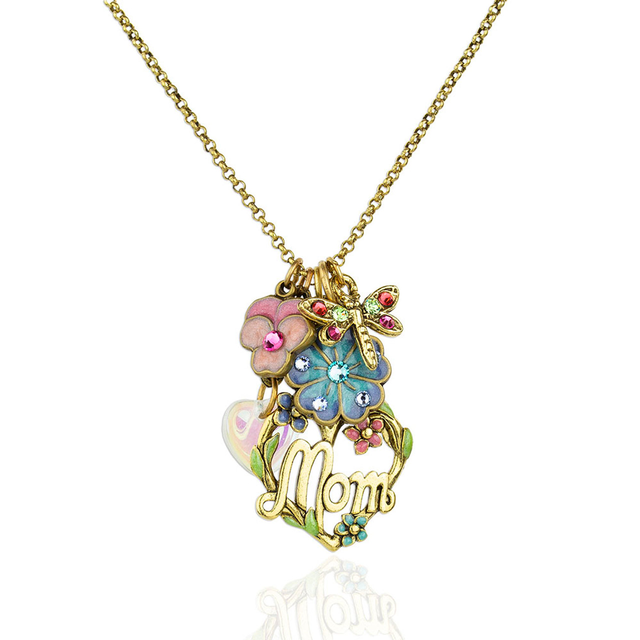 Anne Koplik A Bouquet for Mom Crystal Jumble Necklace