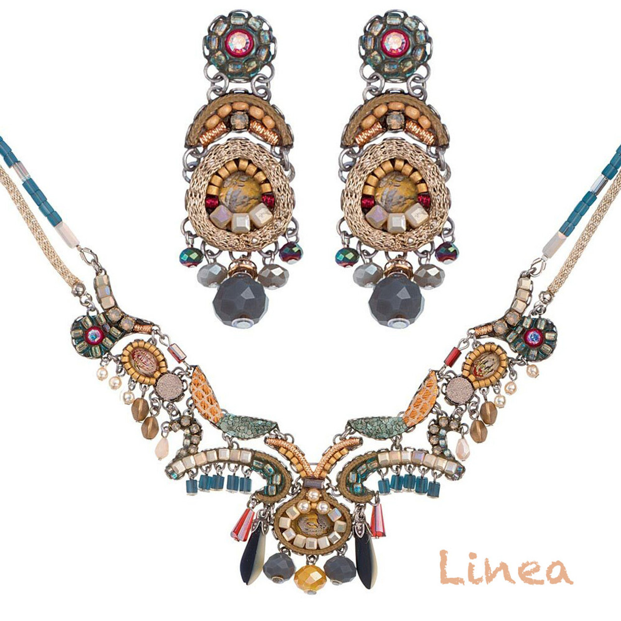 Ayala Bar Linea Necklace and Earrings Set