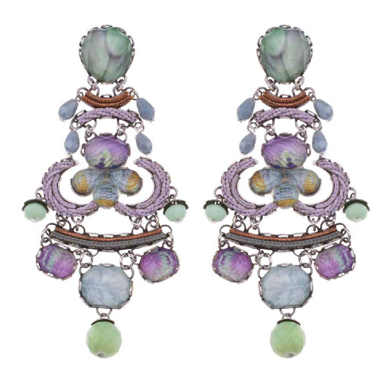 Ayala Bar Lavender Fields Lilac Sky Earrings