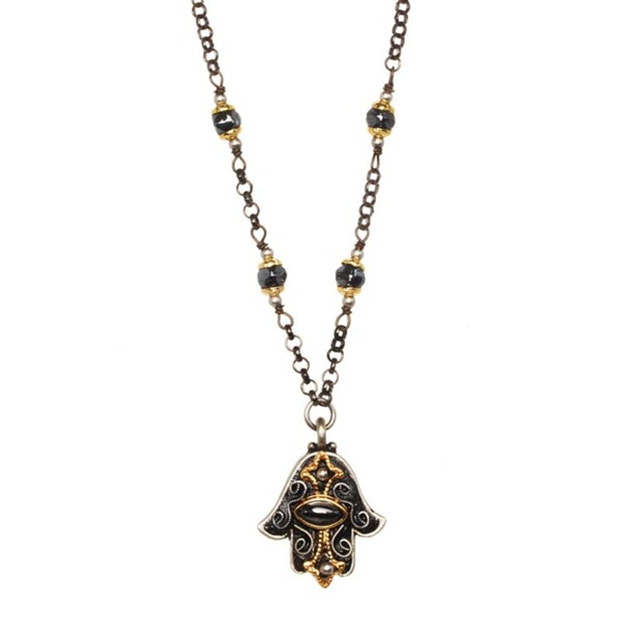 Michal Golan Evil Eye | Beaded Chain Necklace