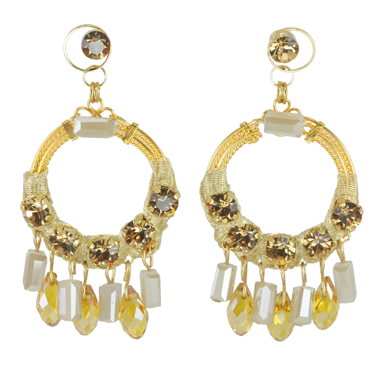 Anat Jewelry Gold Hoop Gold Earrings