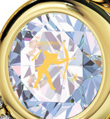 Nano Jewelry Opal Opal Gold Heart Sagittarius Necklace