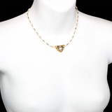 White Elegante style necklace by Michal Golan Jewelry - second image