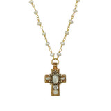 Michal Golan Jewelry Elegante White Necklace