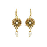 White Michal Golan Elegante Earrings
