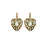 White Elegante earrings from Michal Golan
