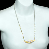 Gold Michal Golan Icicle Necklaces - second image