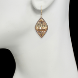 Michal Golan Citrine Small Diamond Earrings