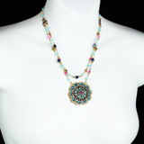 Michal Golan Zinnia Flower Necklace