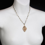 Michal Golan Pearl Blossom Diamond Pendant Necklace