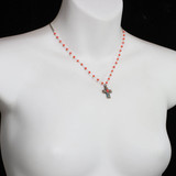 Michal Golan Aruba Cross Necklace