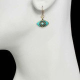 Michal Golan Turquoise Eye Earrings