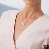 Joidart Pebbles Small Silver Necklace