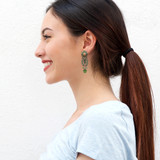 Ayala Bar Green Moonlight Blinding Lights Earrings Ayala Bar Green Moonlight Blinding Lights Earrings