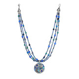 Michal Golan Cerulean Circle of Life Necklace