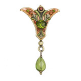 Michal Golan Arcadia Fleur De Lis Brooch