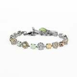 Mariana Petite Heart and Flower Bracelet in Monarch