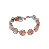 Mariana Cushion Cut Bracelet in Sun Kissed Peach