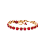 Mariana Petite Bracelet in Cherry Red