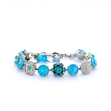 Mariana Lovable Round and Floral Bracelet in Summer Medley